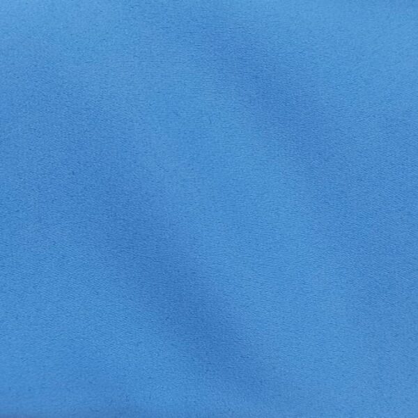 Ткань для штор однотонный Димаут голубого цвета