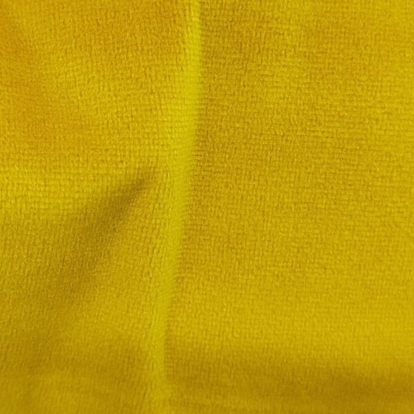 Ткань для штор жёлтый бархат