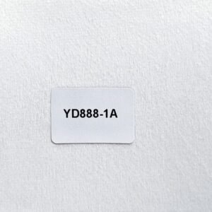 Ткань Бархат белого цвета YD888
