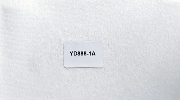 Ткань Бархат белого цвета YD888