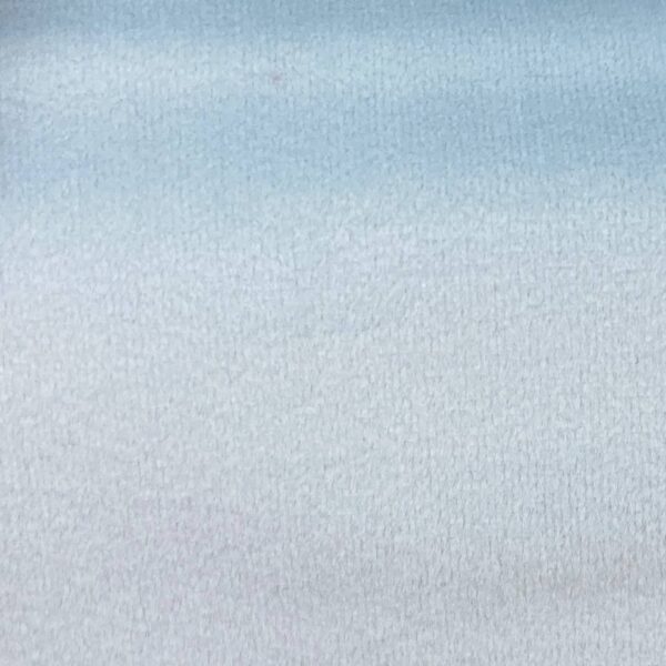 Ткань для штор и текстильного дизайна бархат бело-голубого цвета YB777-103a